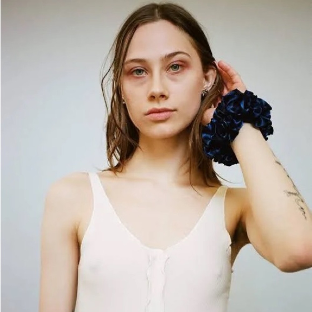 Maryam Nassir Zadeh Carnation Scrunchie NWT DRESDEN